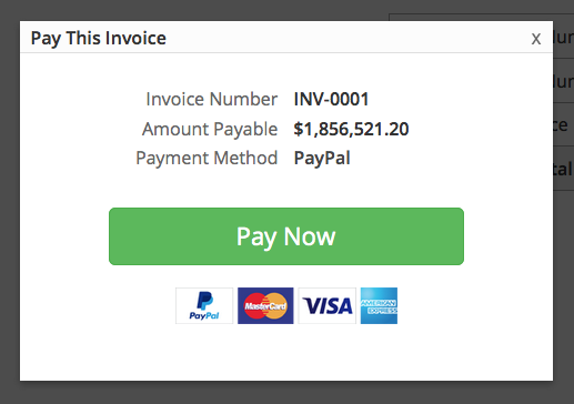 Sliced Invoices - Pay with PayPal