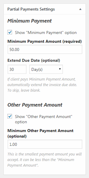 Partial Payments Extension Sliced Invoices